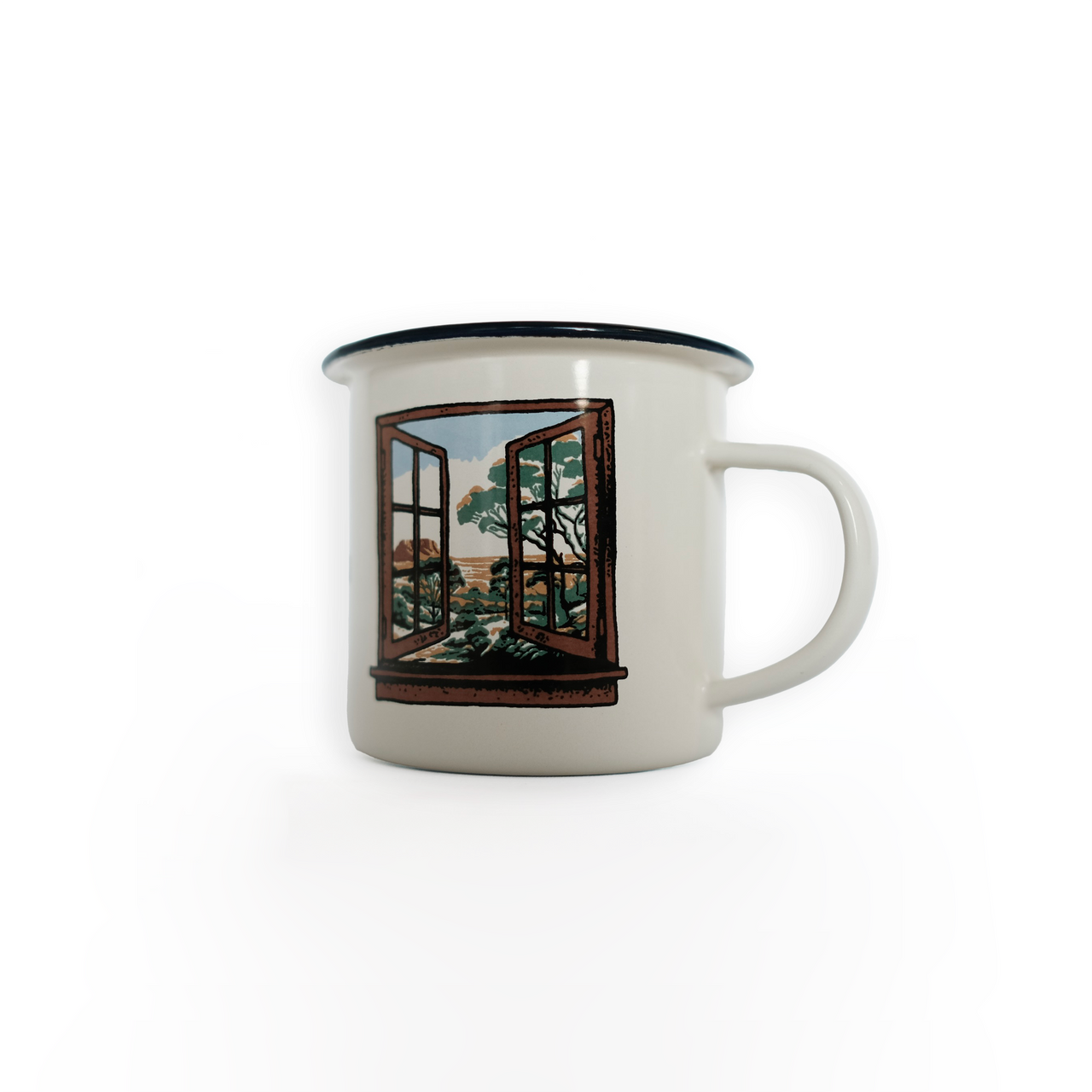 Nature's Window - Enamel Mug