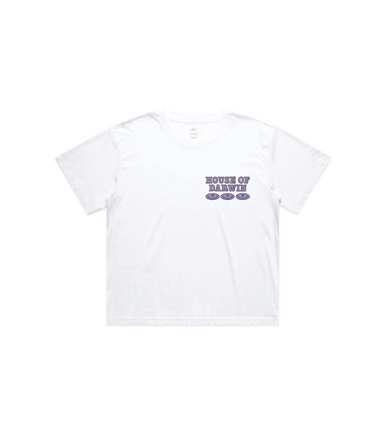 Take Care Semi Crop - White