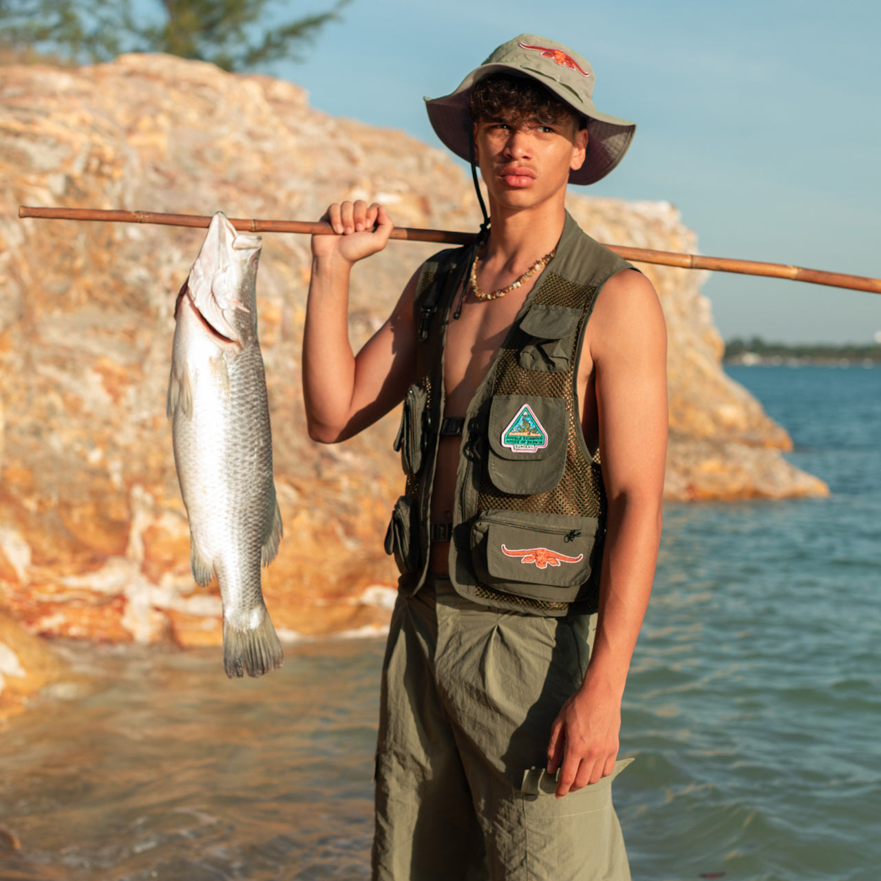 Double Rainbouu x House of Darwin - Rangers Fishing Vest