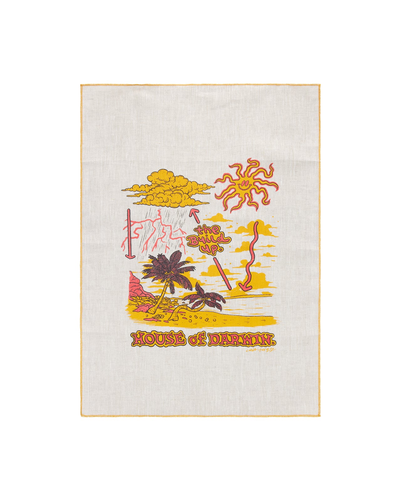 The Build Up Tea Towel
