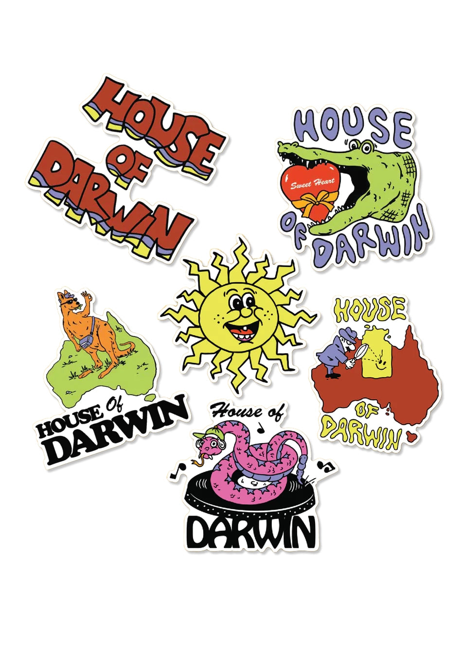 Sweetheart Sticker Pack • House of Darwin