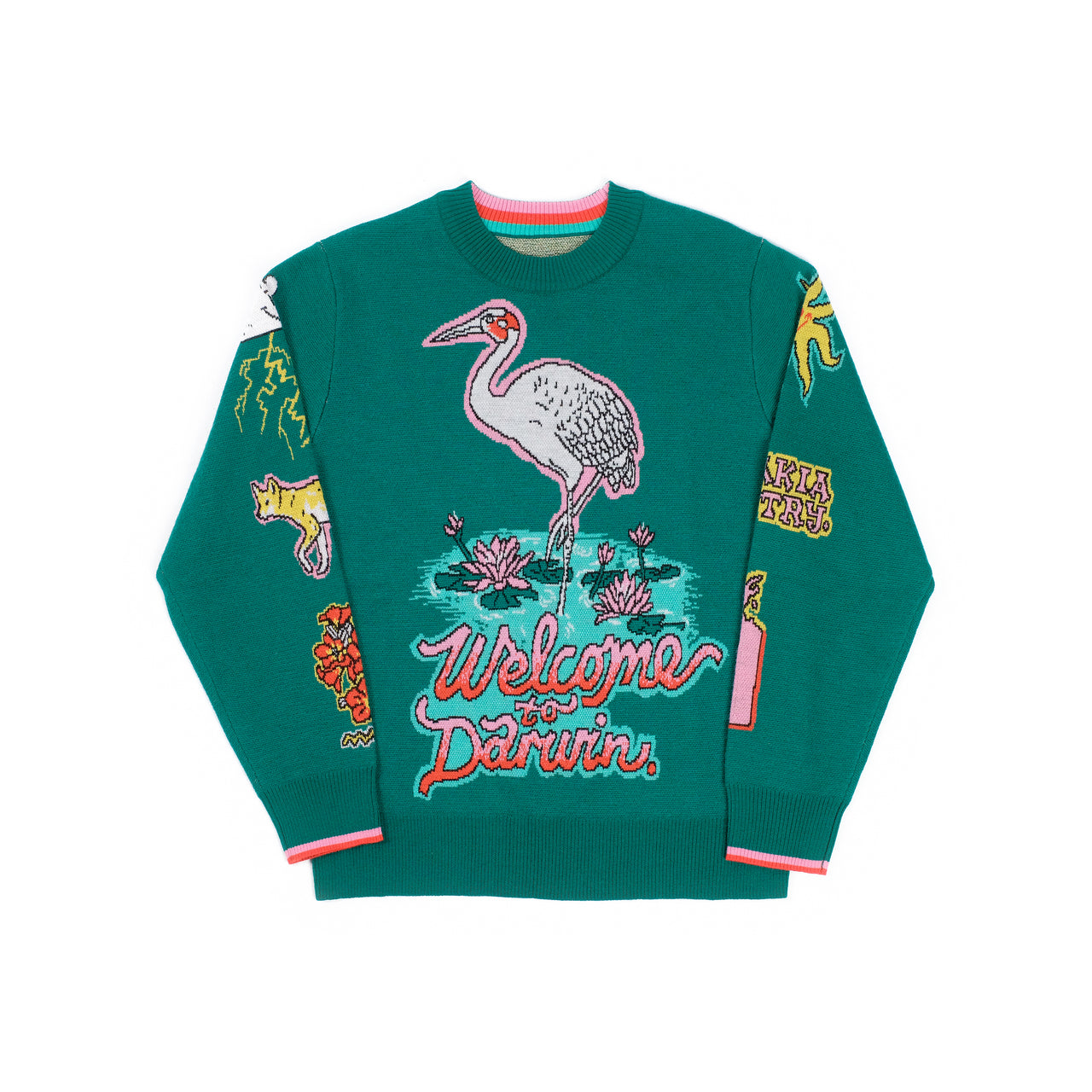 WAH WAH x HOD - Welcome to Darwin Jumper
