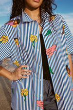 Molly Hunt x HOD Striped Smokey Town Shirt