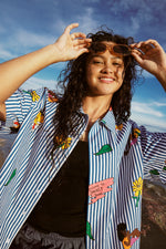 Molly Hunt x HOD Striped Smokey Town Shirt