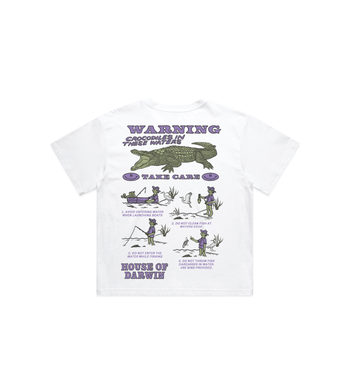 Take Care Crop - White