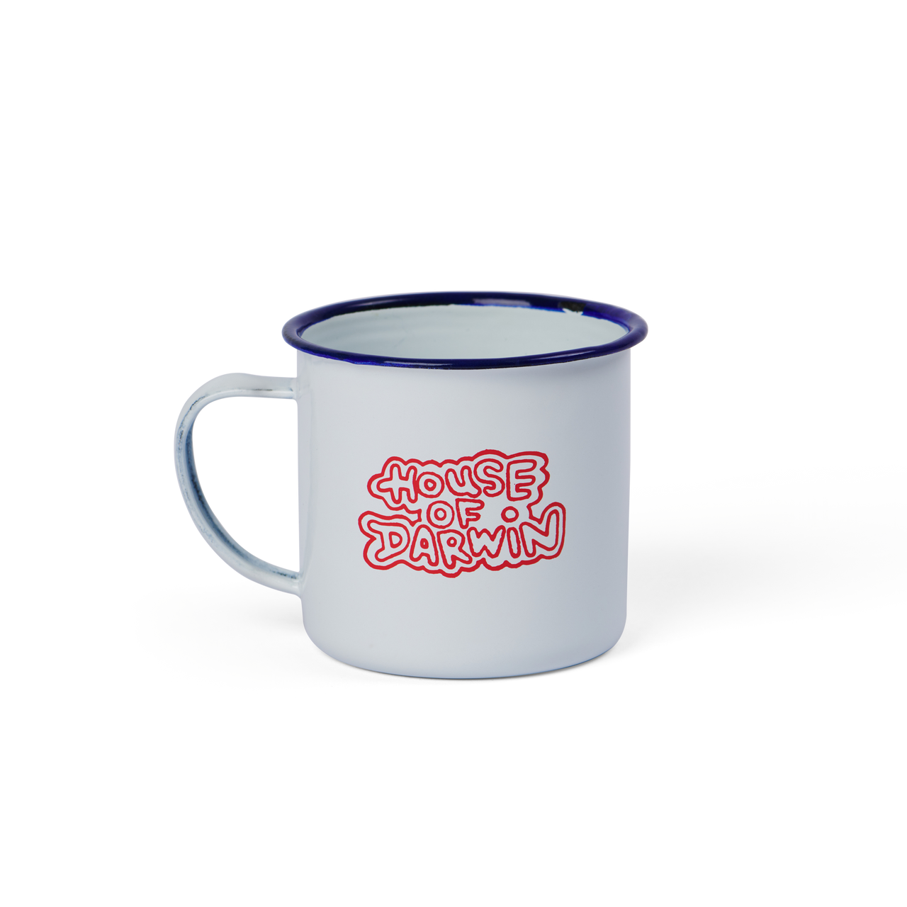Logo Enamel Mug - White